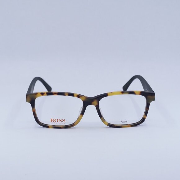 🕶️ New Hugo Boss BO 0262/F TBB  Eyeglasses - Yellow Havana Frame - Picture 2 of 13